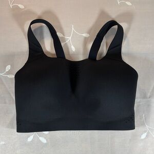 Victoria's Secret Black Max Sports Bra 34DDD High Support Flexible Wireless